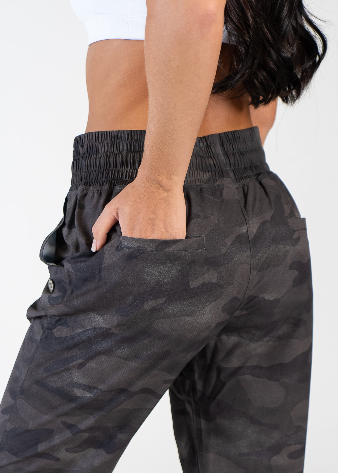 Wind Joggers | Green Camo