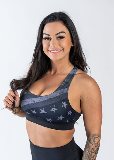 Essential Strappy Bra | Camo Line