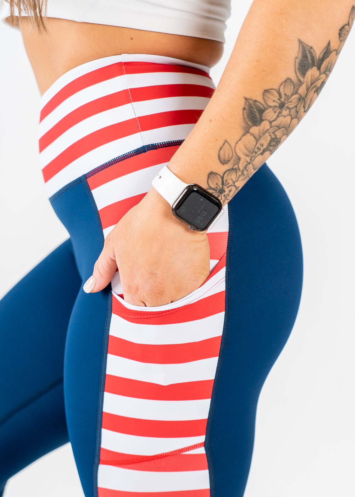 Red, White, and Badass Capris | Stars and Stripes