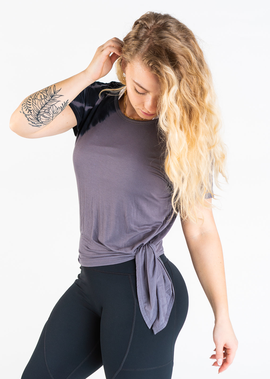 Charcoal Tie dye