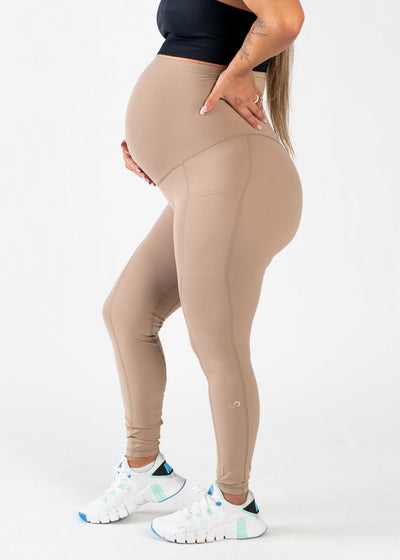 NKD Maternity Leggings With Pockets | Clay