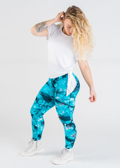 Seamless Leggings With Booty Scrunch | Tie Dye