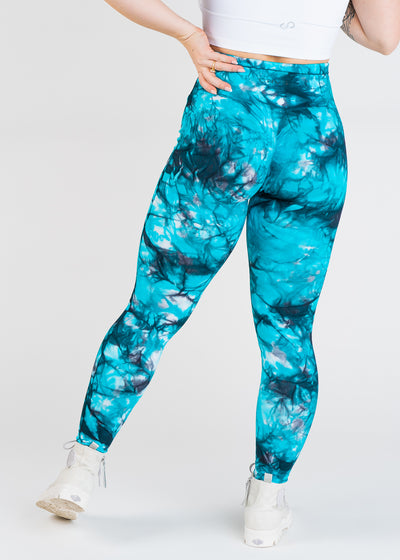 Seamless Leggings With Booty Scrunch | Tie Dye