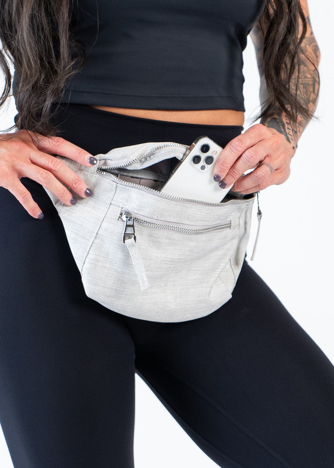 Crossbody Belt Bag | Grey