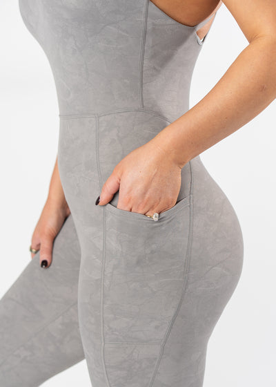 NKD Strappy Bodysuit With Pockets | Grey