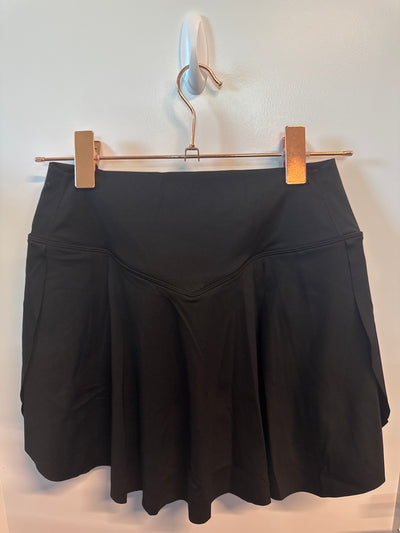 SAMPLE: Skort With Criss Cross Waist | Black - S