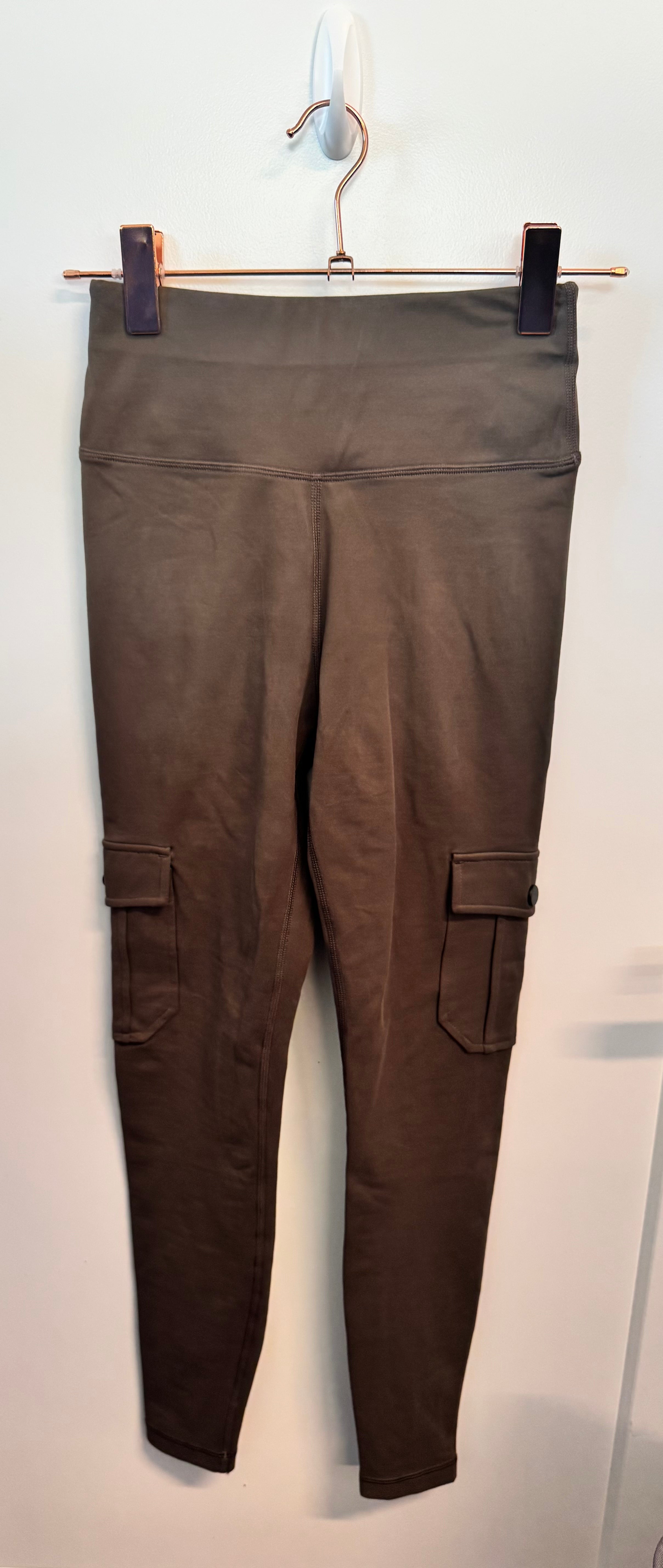 SAMPLE: Concealed Carry Leggings With Tactical Pockets & Built-in Band | Brown - S