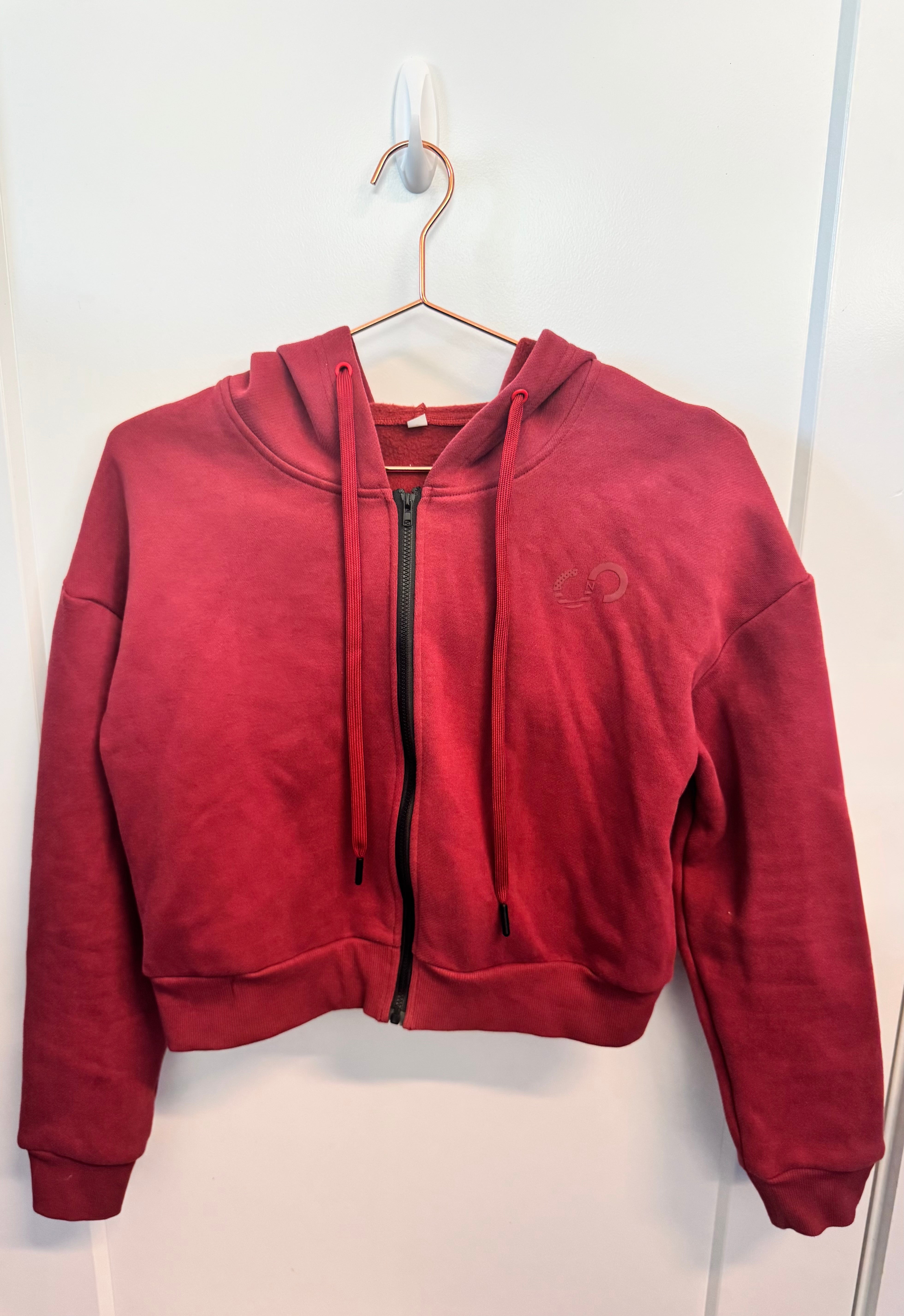 SAMPLE: Zip up Hoodie | Merlot - S