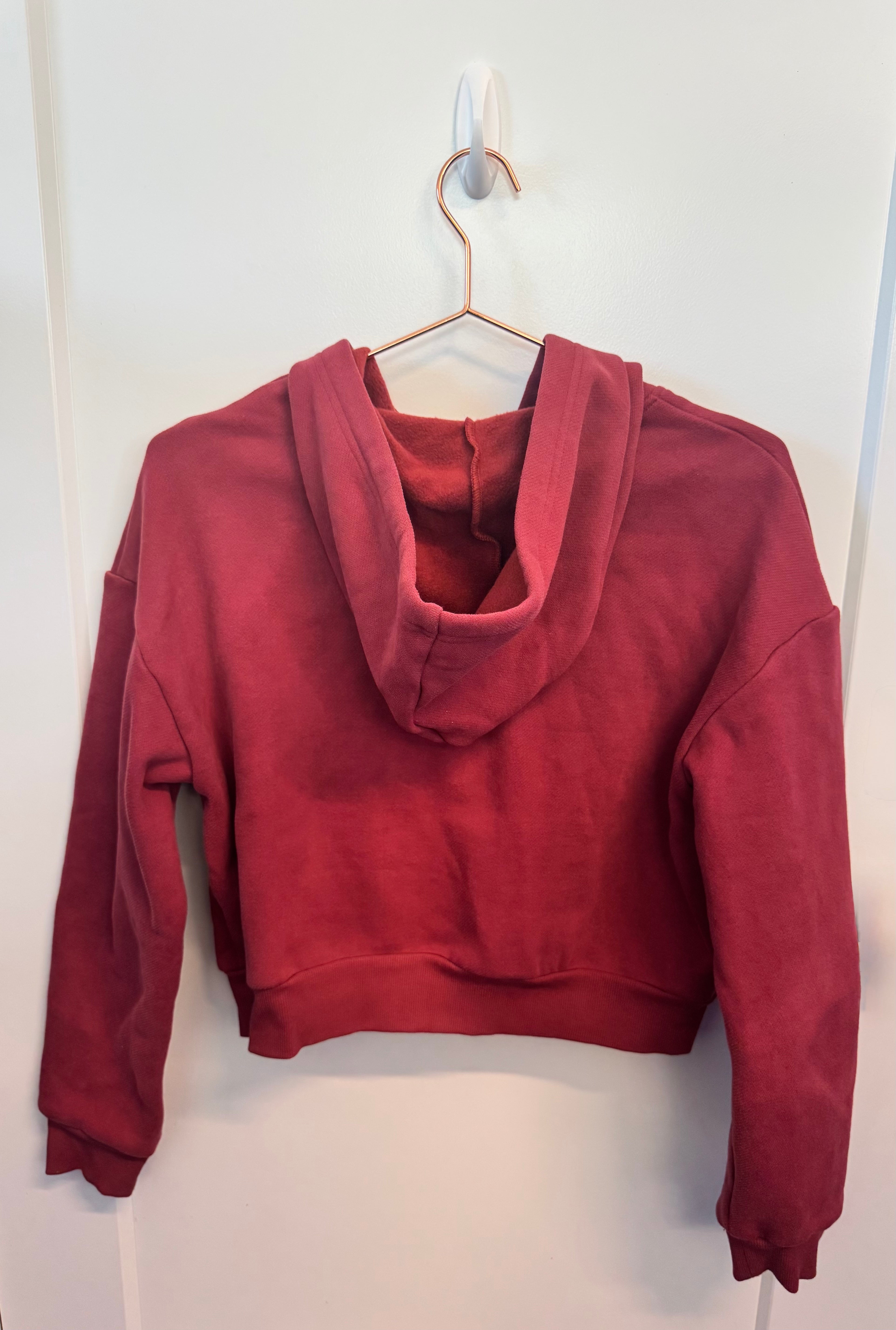 SAMPLE: Zip up Hoodie | Merlot - S