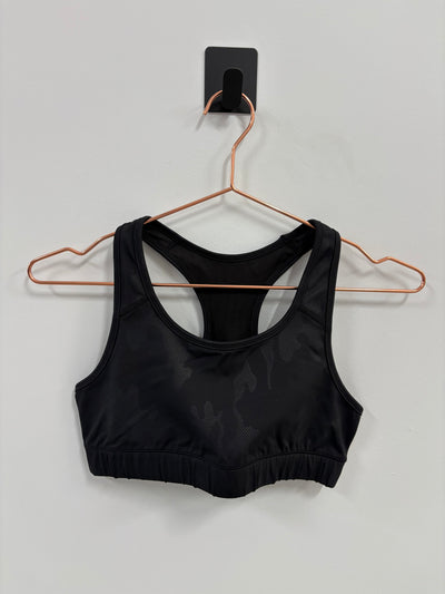 SAMPLE: Empowered Bra | Black Camo Embossed- Small