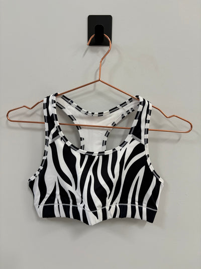 SAMPLE: Empowered Bra | Zebra Stripes - Small