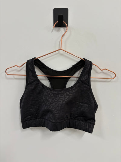 SAMPLE: Empowered Bra | Black Leopard Embossed- Small