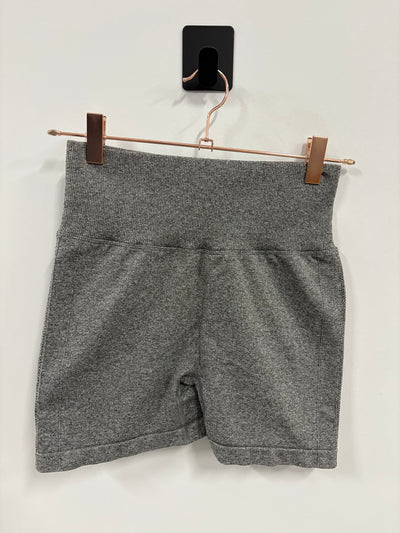 SAMPLE: Seamless 3" Shorts W/Booty Scrunch | Grey Heather - Small