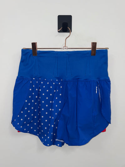 SAMPLE: CONCEALED CARRY Running Shorts W/Pockets | Red/White/Blue - Small
