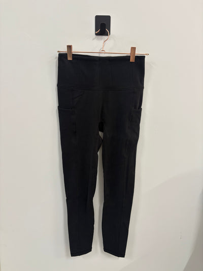 SAMPLE: Double Brushed CONCEALED CARRY Leggings W/Pockets | Black - Small