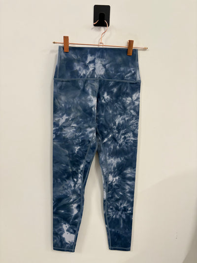 SAMPLE: NKD Leggings | Blue/Green Tie Dye - Small