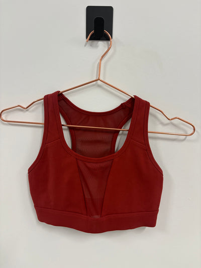SAMPLE: NKD Mesh Front Bra | Red - Small