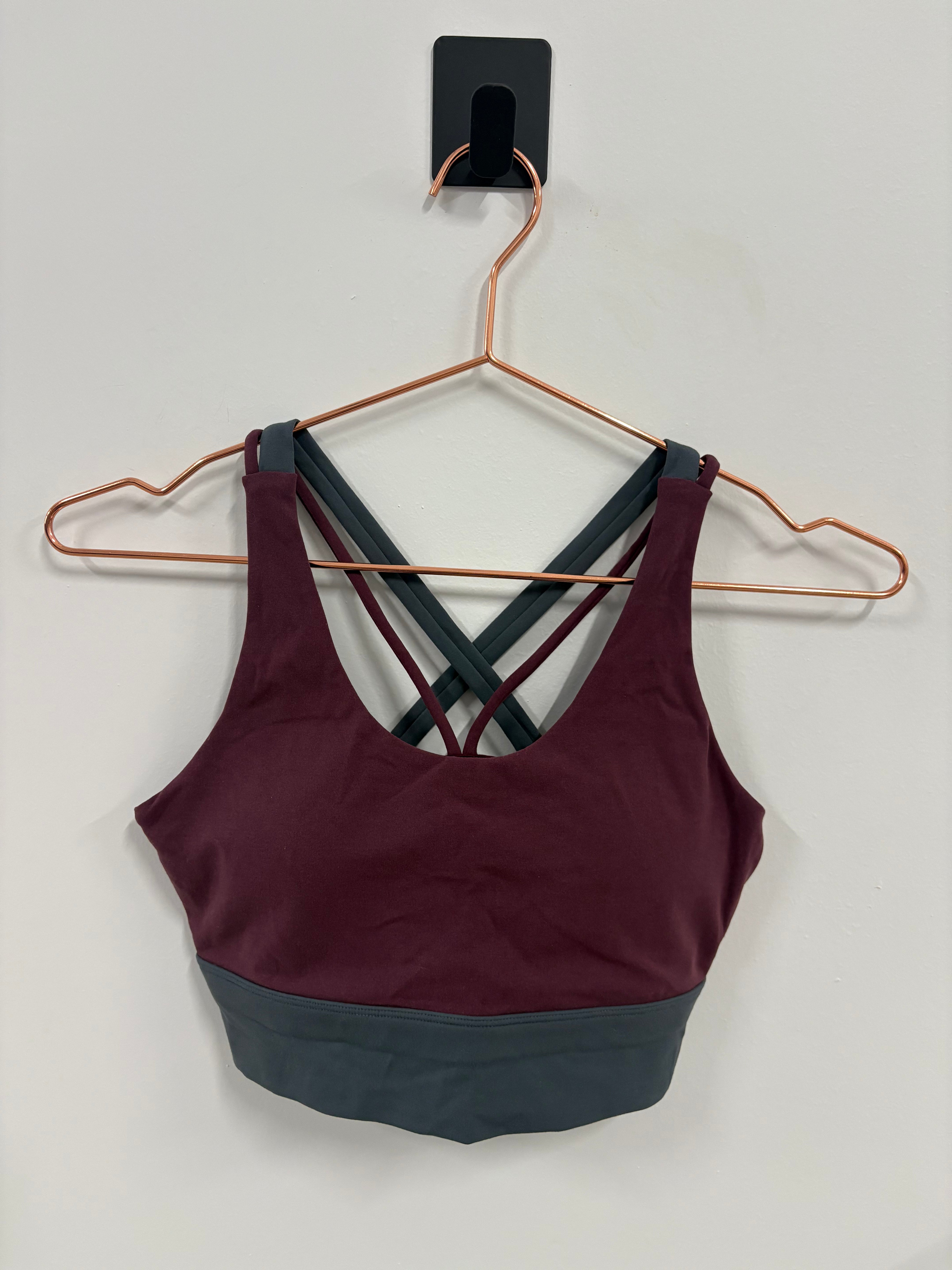 SAMPLE: NKD Strappy Bra | Storm/Sangria - Small