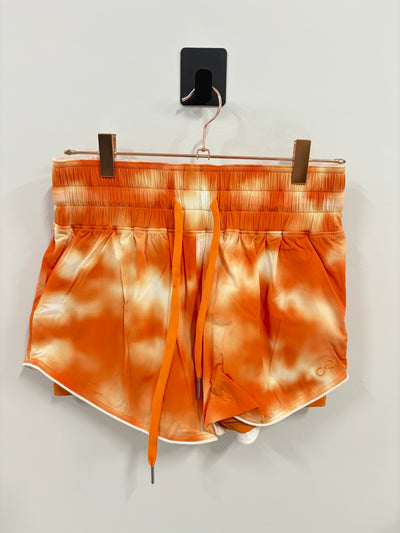 SAMPLE: Running Shorts With Liner | Orange Tie Dye - Small