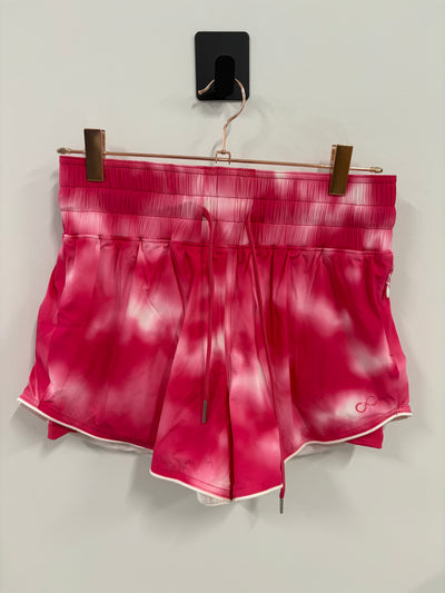 SAMPLE: Running Shorts with Liner | Pink Tie Dye - Small