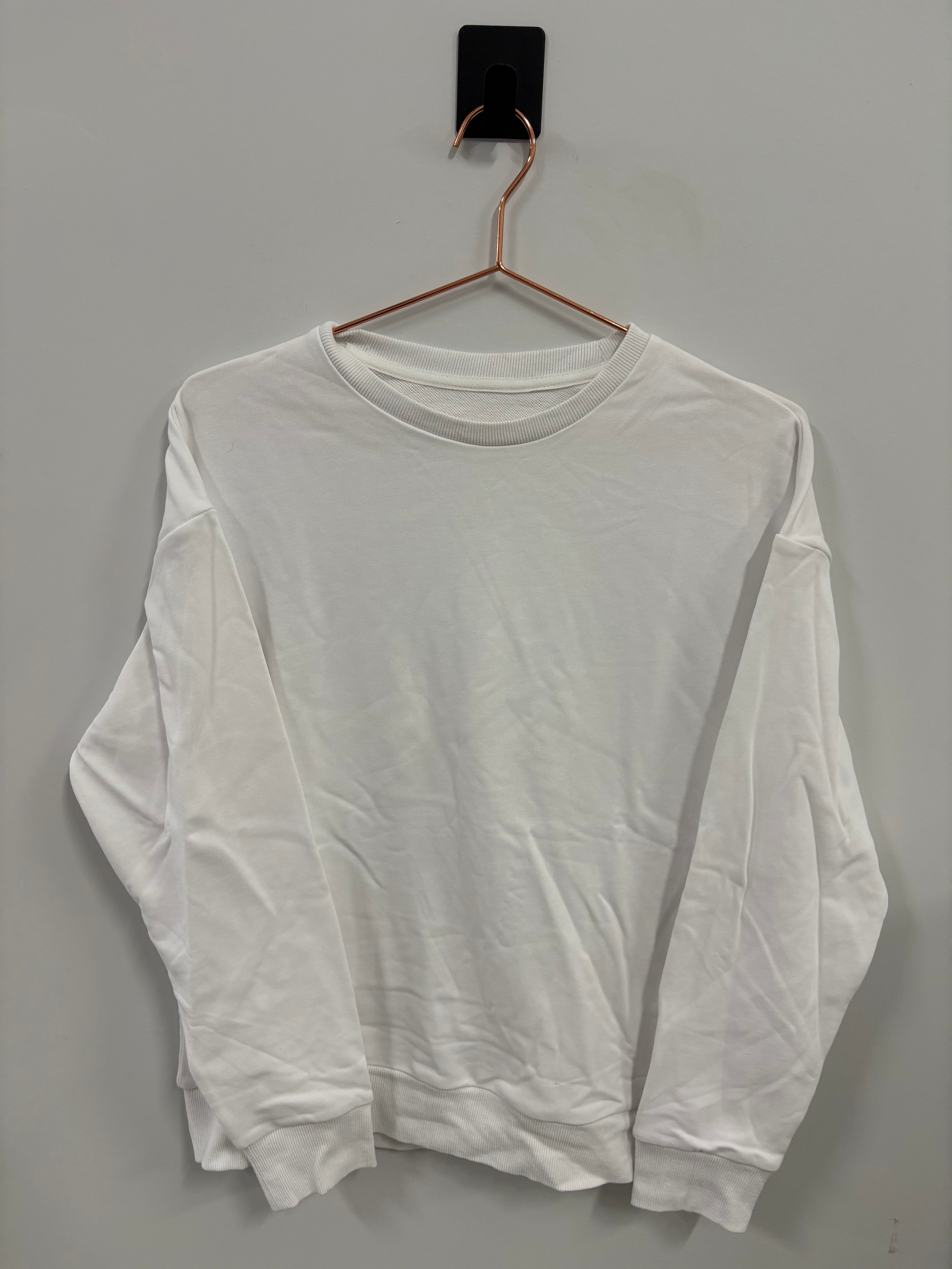 SAMPLE: Lightweight Pullover | White - Small