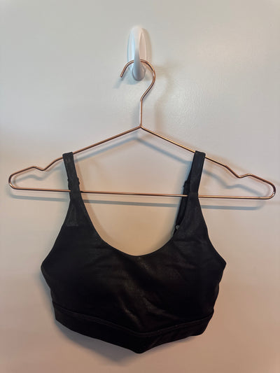 SAMPLE: Empowered Bra | Black Shimmer - Small