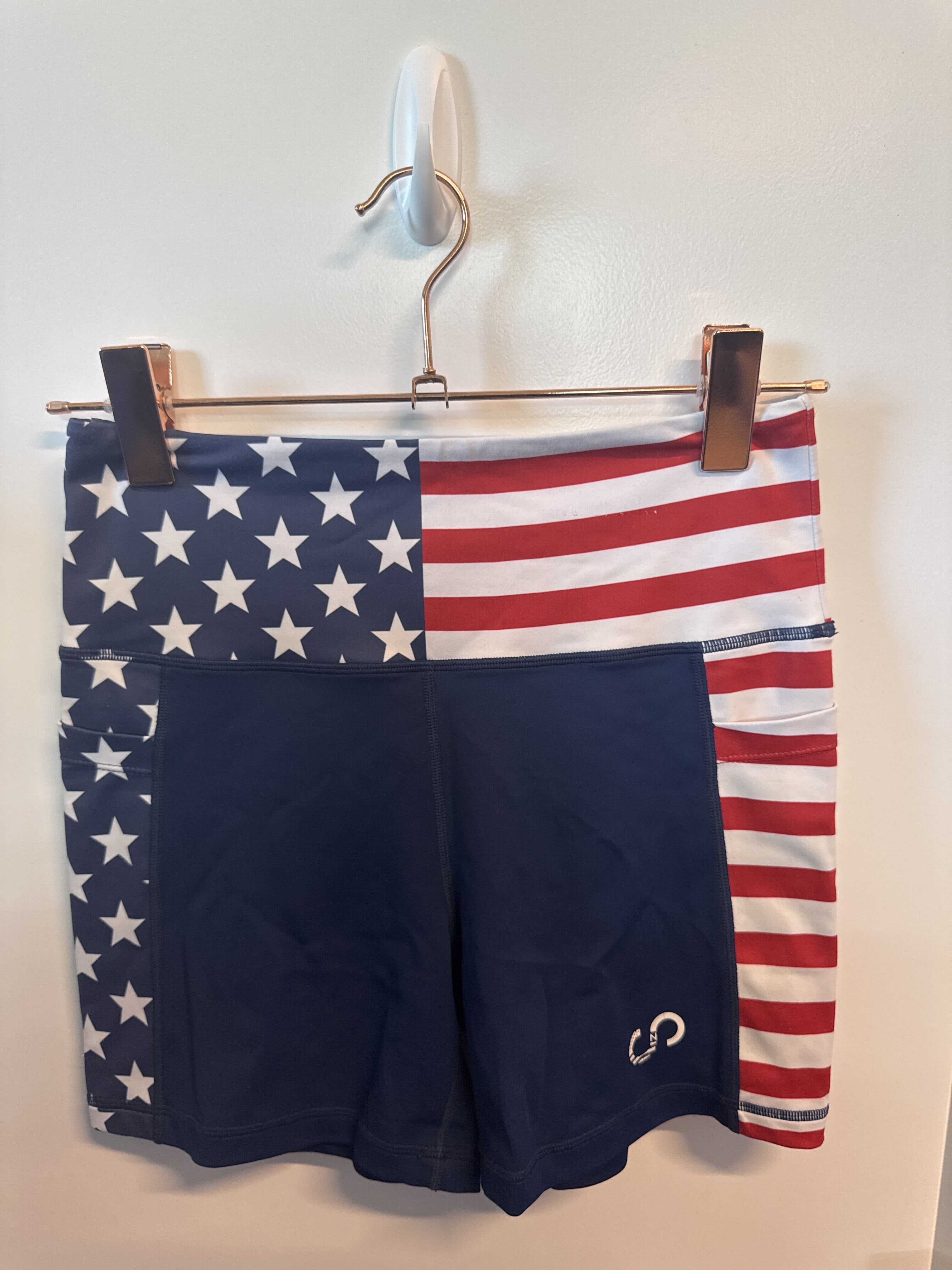 SAMPLE: Empowered Shorts With Pockets 4 1/2" | RWB - S