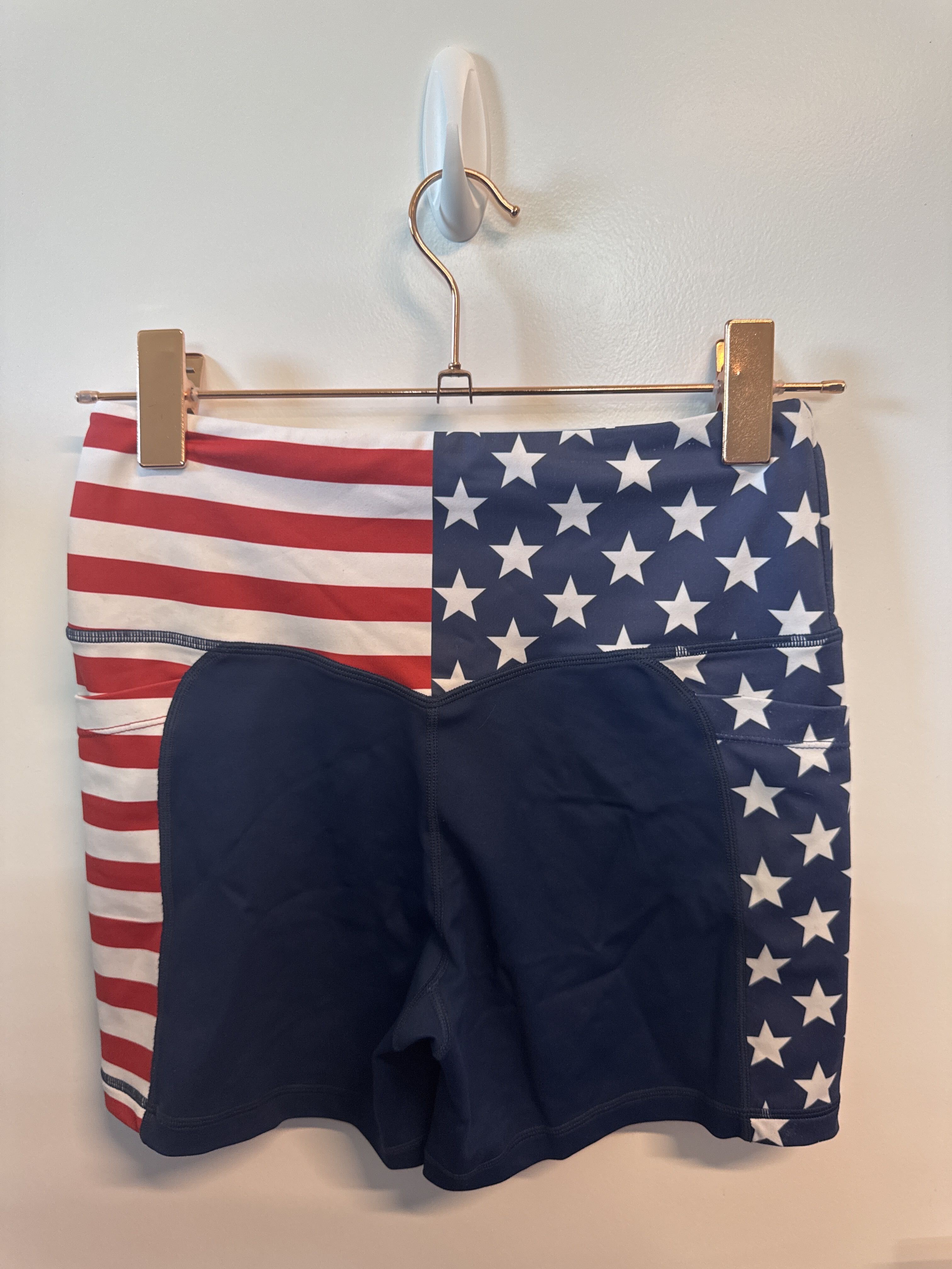SAMPLE: Empowered Shorts With Pockets 4 1/2" | RWB - S
