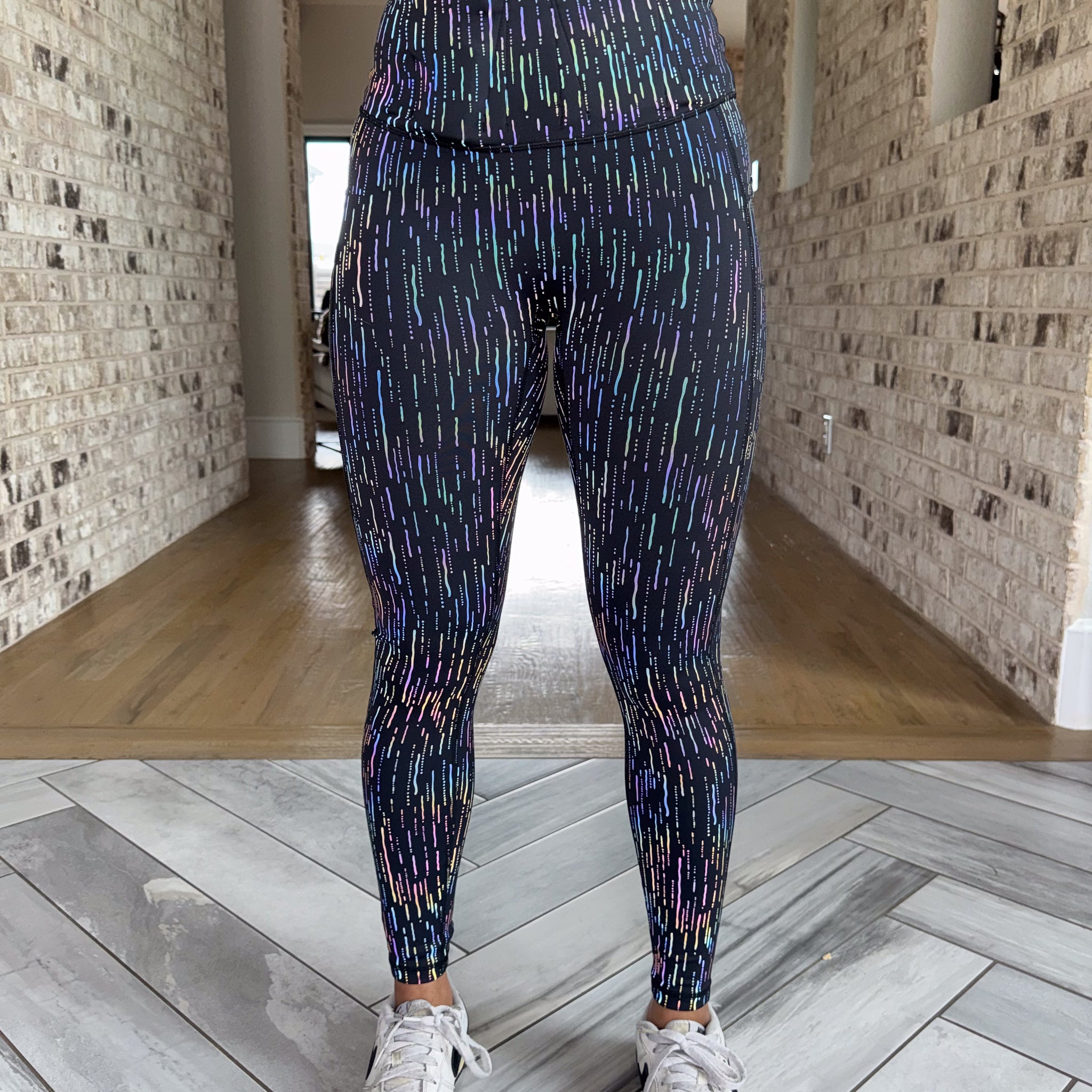 Concealed Carry Leggings With Pockets | Holographic Rain