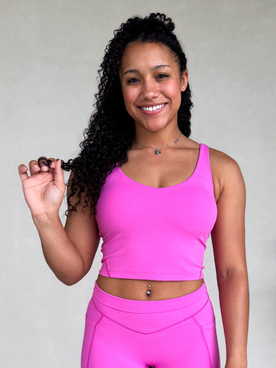 NKD Crop Bra | Super Pink