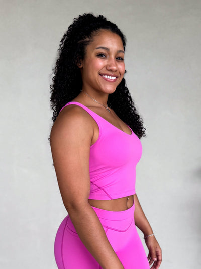 NKD Crop Bra | Super Pink