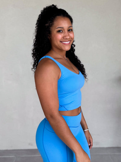 NKD Crop Bra | Sky Blue