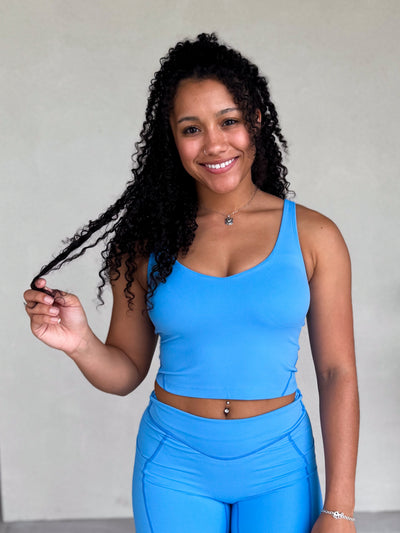 NKD Crop Bra | Sky Blue