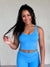NKD Crop Bra | Sky Blue