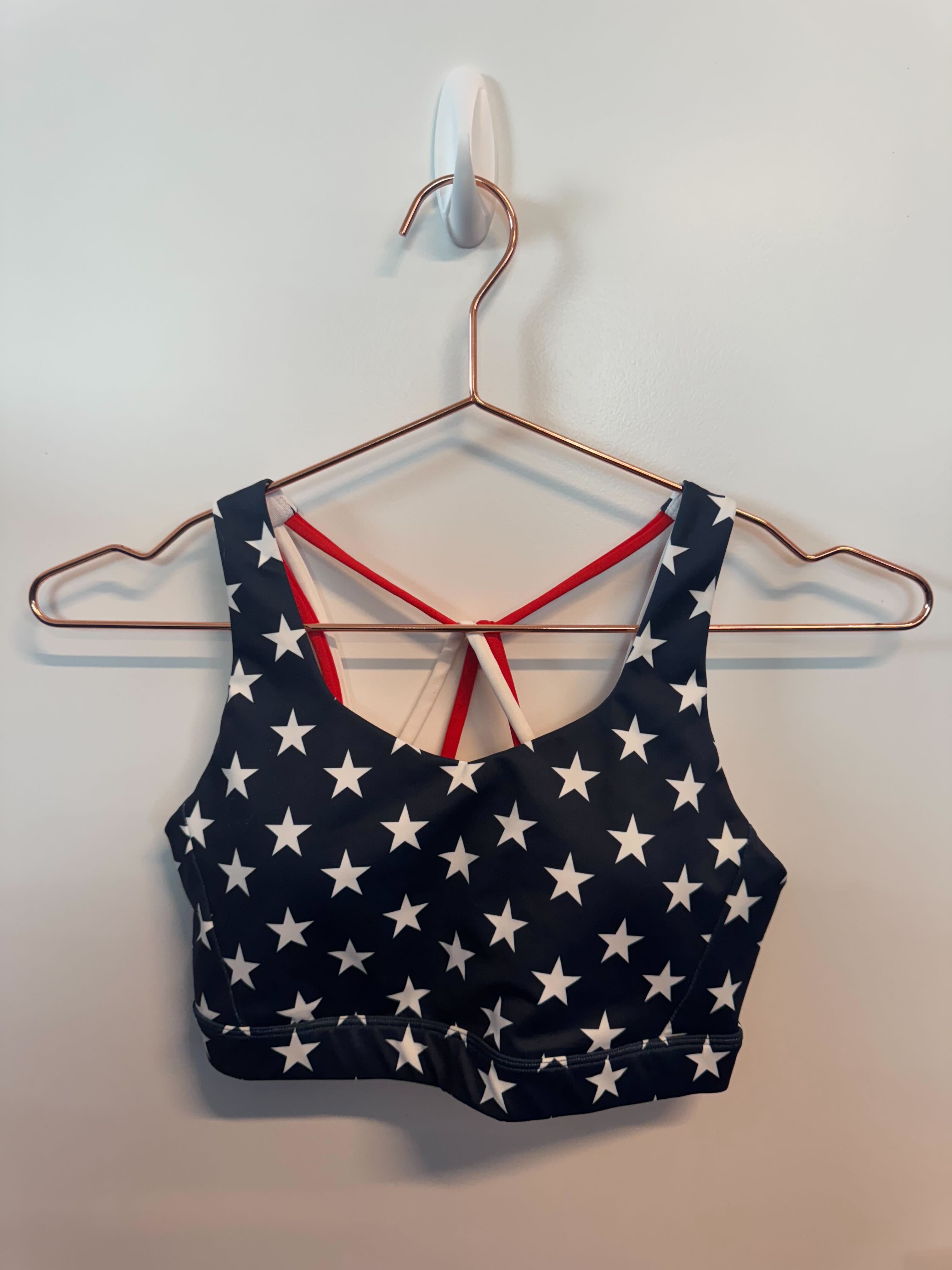 SAMPLE: Empowered Bra | RWB Stars - Medium