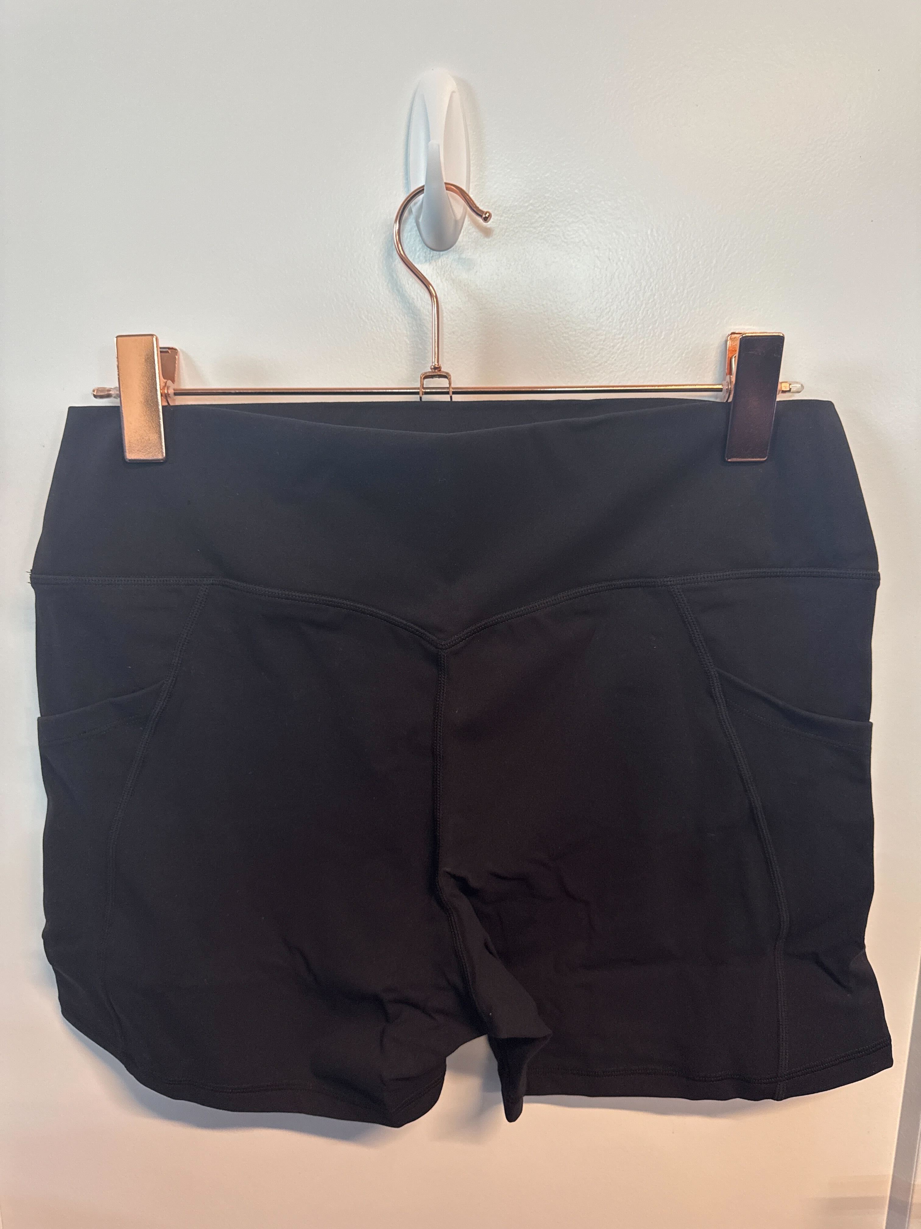 SAMPLE: NKD Shorts W/Pockets 4" | Black- 3XL