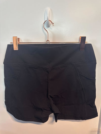 SAMPLE: NKD Shorts W/Pockets 4" | Black- 3XL