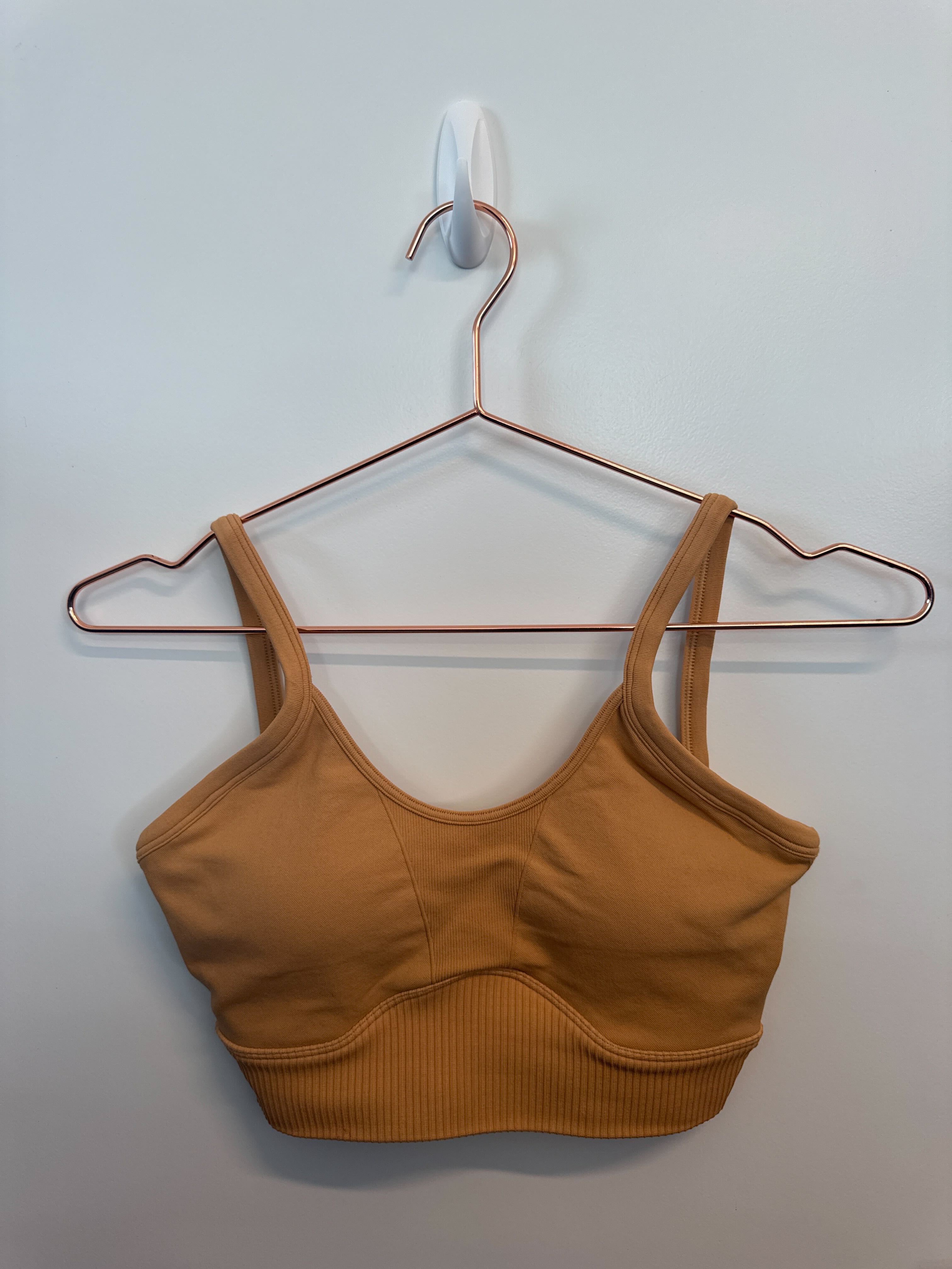 SAMPLE: Seamless Bra | Camel- Small