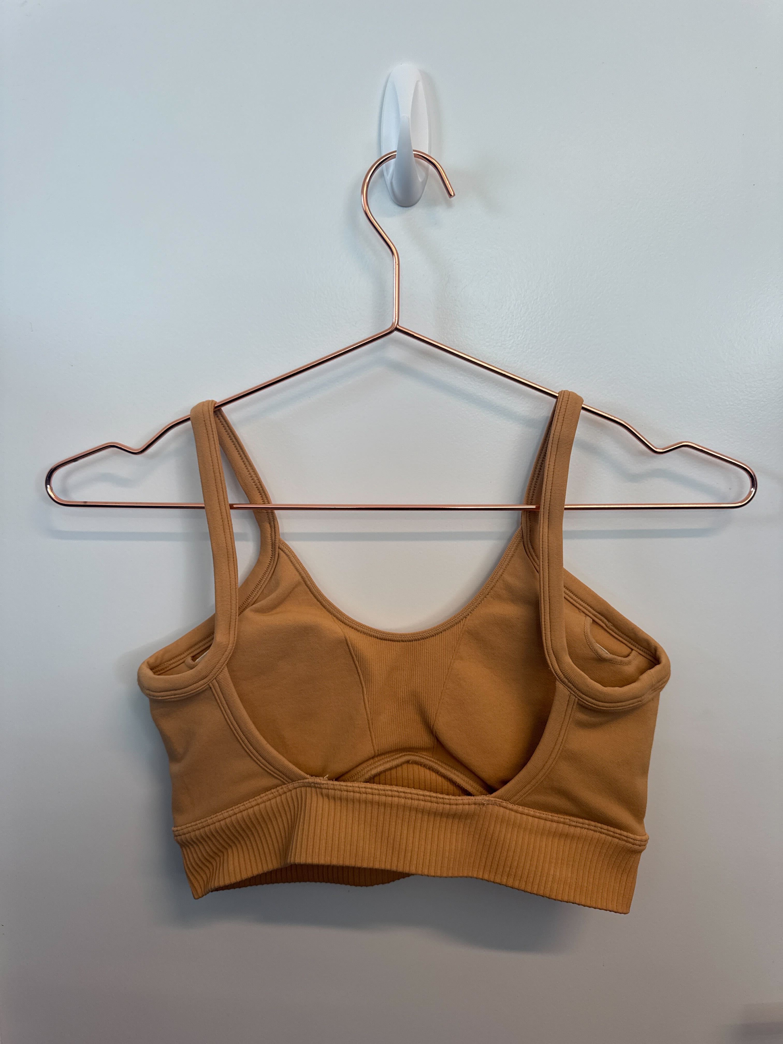 SAMPLE: Seamless Bra | Camel- Small