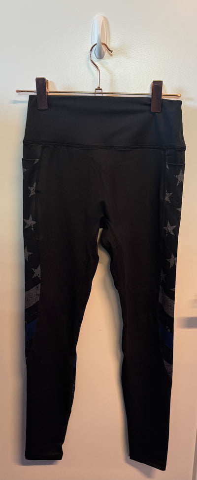 SAMPLE: Empowered Leggings With Pockets | Blue Line - Medium