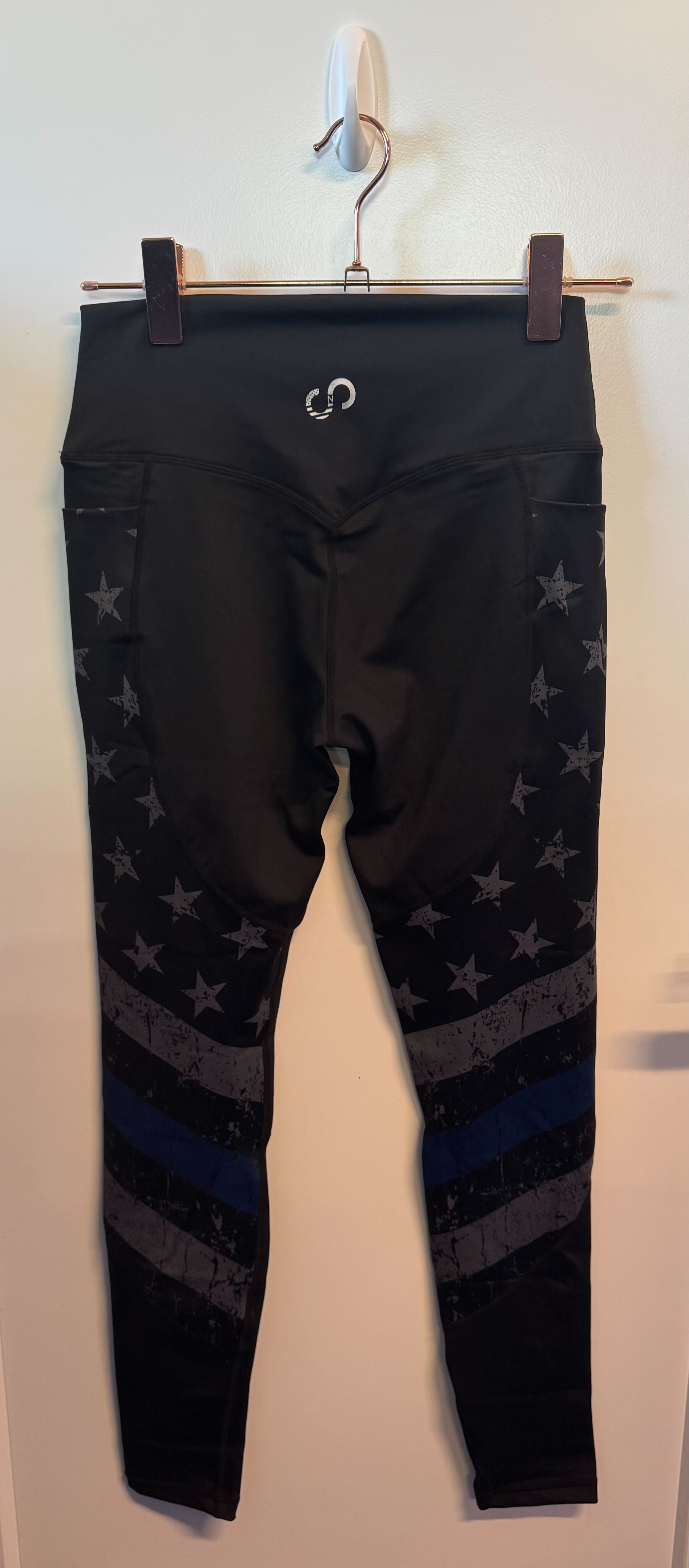 SAMPLE: Empowered Leggings With Pockets | Blue Line - Medium