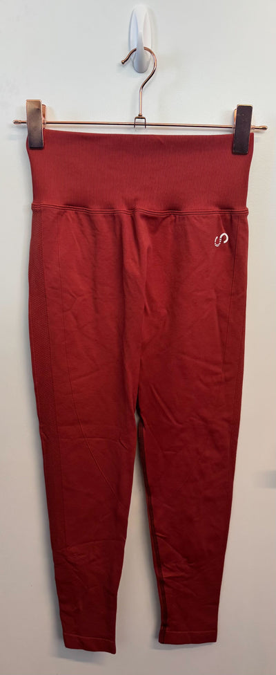 SAMPLE: Seamless Leggings With Scrunch | Brick - Medium