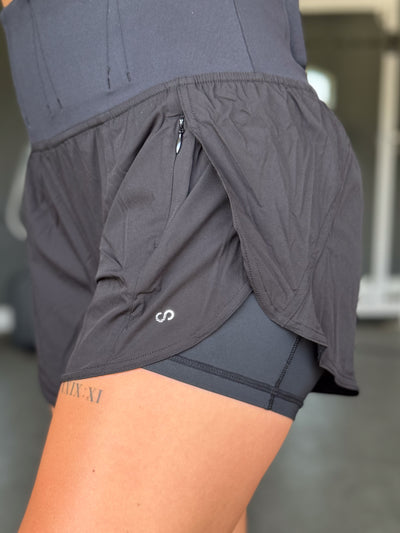 Concealed Carry Running Shorts With Pockets | Black