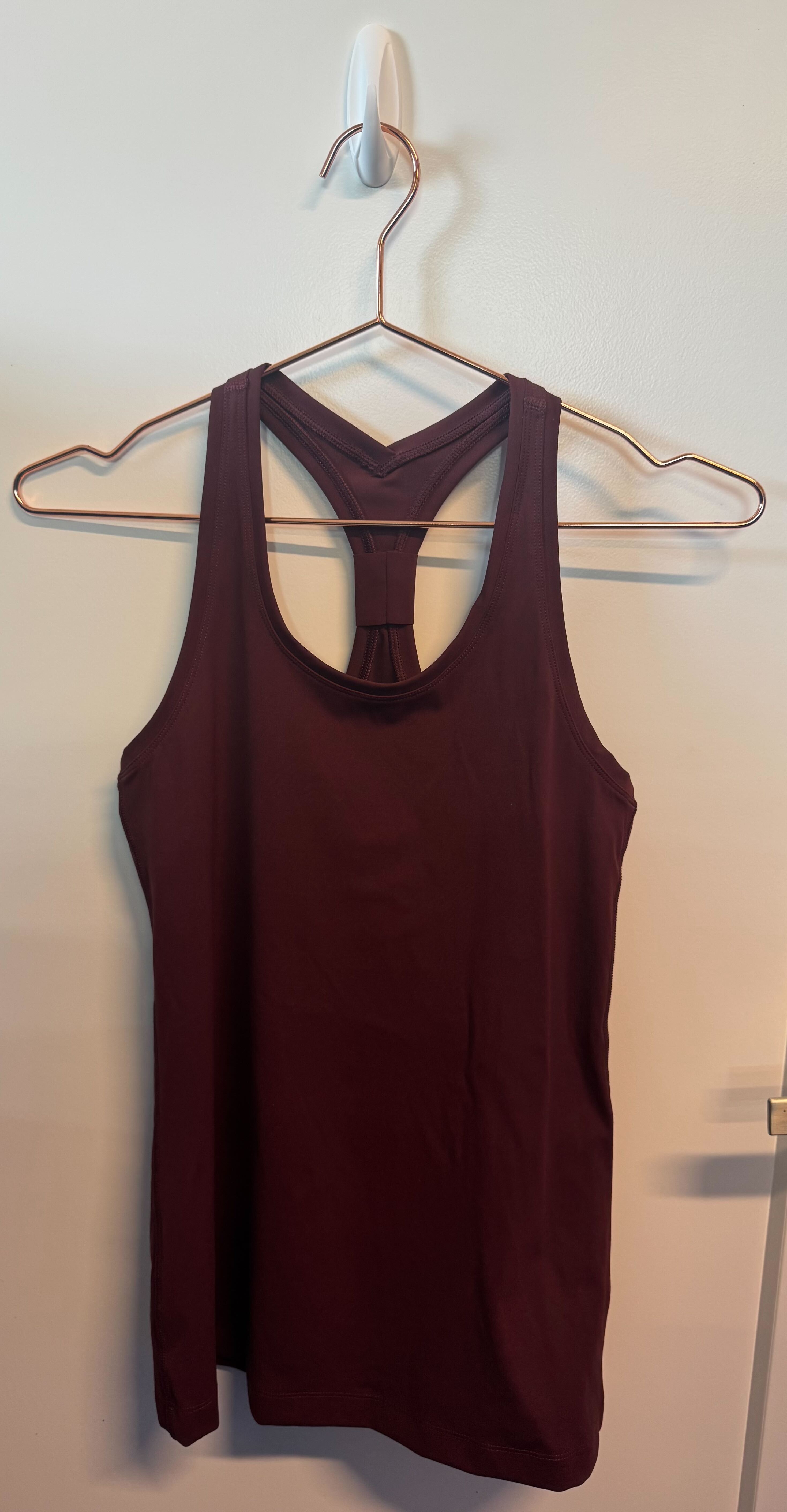 SAMPLE: Racerback Tank | Wine - Small