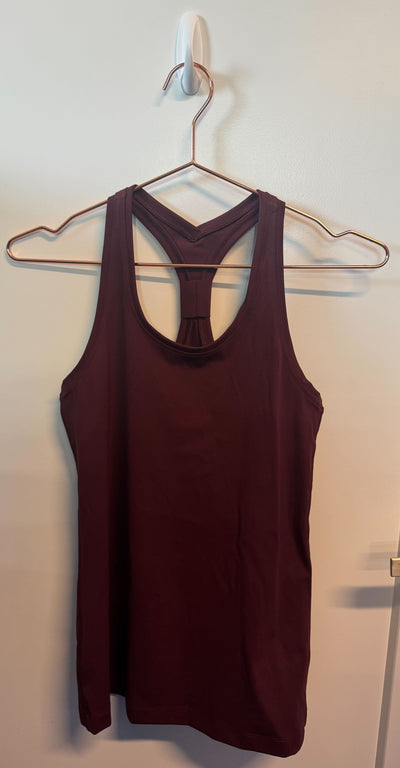 SAMPLE: Racerback Tank | Wine - Small