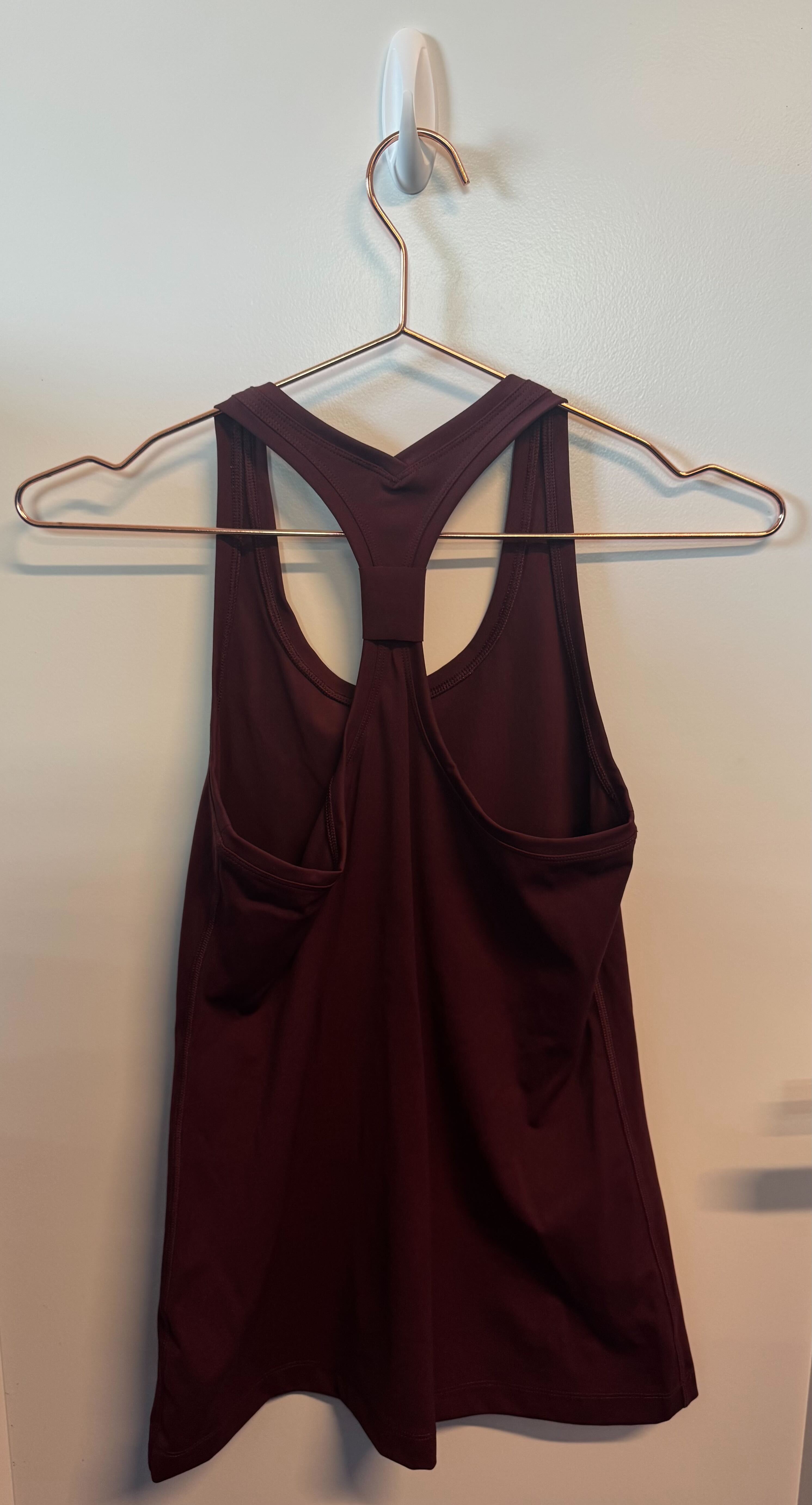 SAMPLE: Racerback Tank | Wine - Small