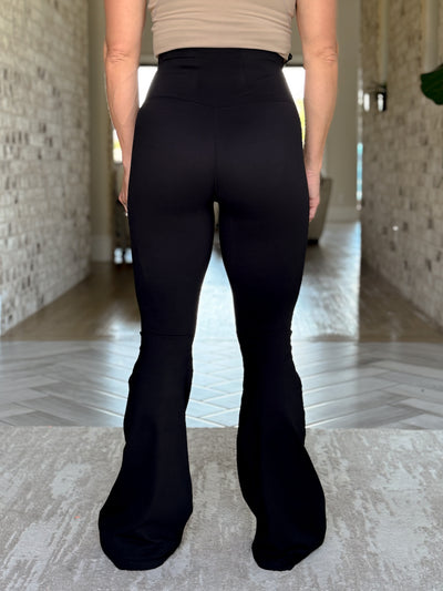 Concealed Carry Flare Leggings | Black
