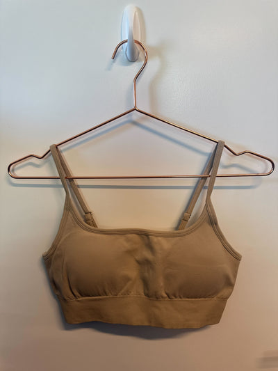 SAMPLE: Seamless Bra | Light Brown - Medium