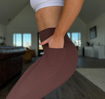 NKD Leggings With Pockets Mid Waist | French Toast