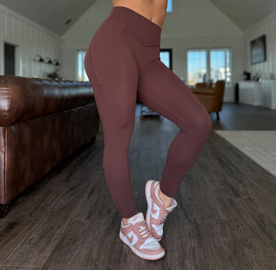 NKD Leggings With Pockets Mid Waist | French Toast